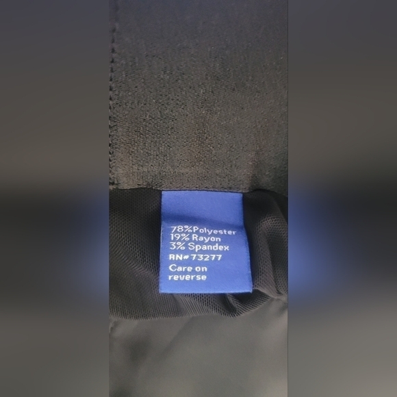 NWT $50 Women's Apt. 9 Mid Rise Boot Cut Tummy Control Dark Gray Black Pants NEW - Picture 8 of 11